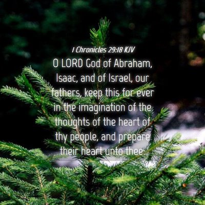 Picture 04 - 1 Chronicles 29:18 KJV - O LORD God of Abraham, Isaac, and of Israel, our - Bible Verse Picture