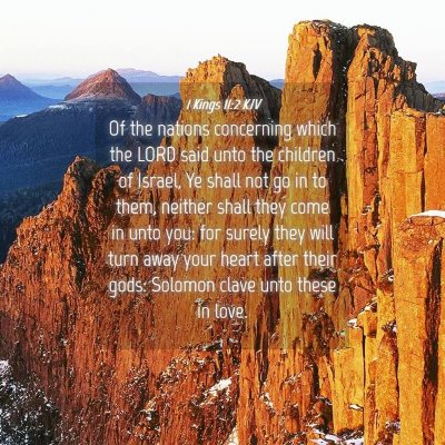Picture 04 - 1 Kings 11:2 KJV - Of the nations concerning which the LORD said - Bible Verse Picture