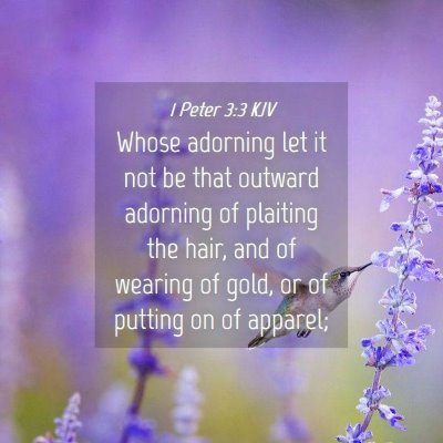 Picture 04 - 1 Peter 3:3 KJV - Whose adorning let it not be that outward - Bible Verse Picture