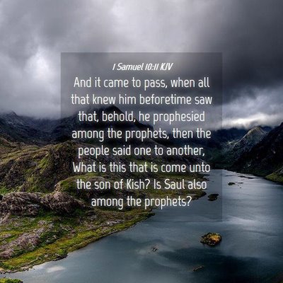 Picture 04 - 1 Samuel 10:11 KJV - And it came to pass, when all that knew him - Bible Verse Picture