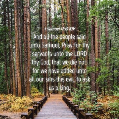 Picture 04 - 1 Samuel 12:19 KJV - And all the people said unto Samuel, Pray for thy - Bible Verse Picture