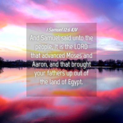 Picture 04 - 1 Samuel 12:6 KJV - And Samuel said unto the people, It is the LORD - Bible Verse Picture