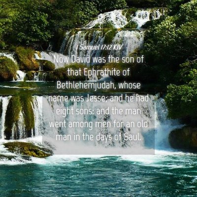 Picture 04 - 1 Samuel 17:12 KJV - Now David was the son of that Ephrathite of - Bible Verse Picture