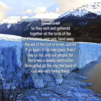 Picture 04 - 1 Samuel 5:11 KJV - So they sent and gathered together all the lords - Bible Verse Picture