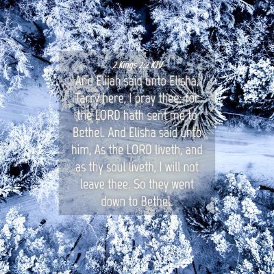 Picture 04 - 2 Kings 2:2 KJV - And Elijah said unto Elisha, Tarry here, I pray - Bible Verse Picture