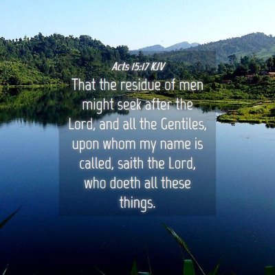 Picture 04 - Acts 15:17 KJV - That the residue of men might seek after the - Bible Verse Picture