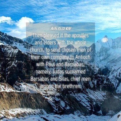 Picture 04 - Acts 15:22 KJV - Then pleased it the apostles and elders with the - Bible Verse Picture