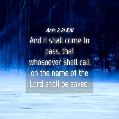 Picture 04 - Acts 2:21 KJV - And it shall come to pass, that whosoever shall - Bible Verse Picture