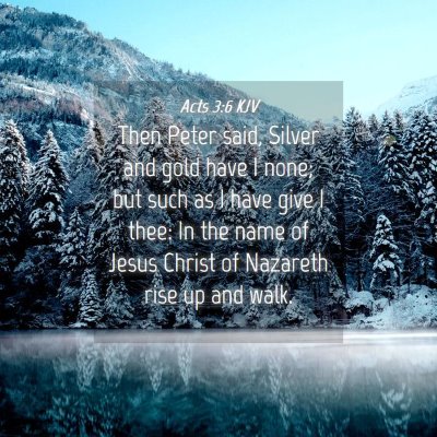 Picture 04 - Acts 3:6 KJV - Then Peter said, Silver and gold have I none; but - Bible Verse Picture