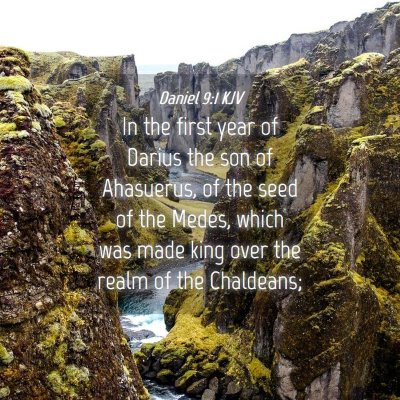 Picture 04 - Daniel 9:1 KJV - In the first year of Darius the son of Ahasuerus, - Bible Verse Picture