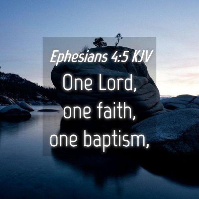 Picture 04 - Ephesians 4:5 KJV - One Lord, one faith, one - Bible Verse Picture