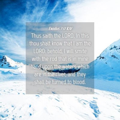 Picture 04 - Exodus 7:17 KJV - Thus saith the LORD, In this thou shalt know that - Bible Verse Picture
