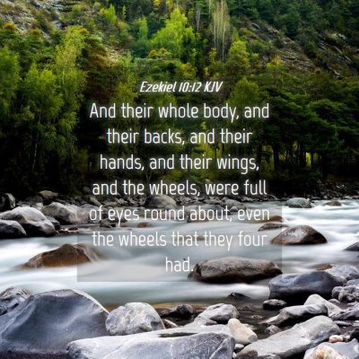 Picture 04 - Ezekiel 10:12 KJV - And their whole body, and their backs, and their - Bible Verse Picture