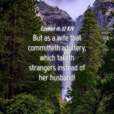Picture 04 - Ezekiel 16:32 KJV - But as a wife that committeth adultery, which - Bible Verse Picture