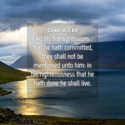 Picture 04 - Ezekiel 18:22 KJV - All his transgressions that he hath committed, - Bible Verse Picture