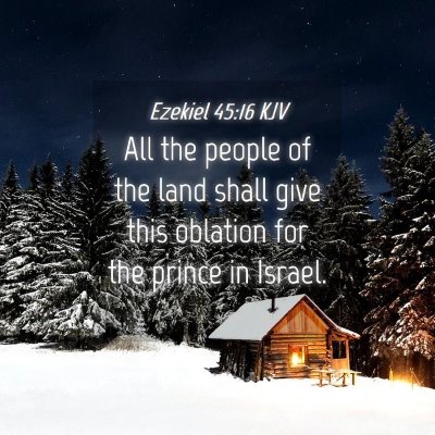Picture 04 - Ezekiel 45:16 KJV - All the people of the land shall give this - Bible Verse Picture