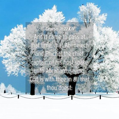 Picture 04 - Genesis 21:22 KJV - And it came to pass at that time, that Abimelech - Bible Verse Picture