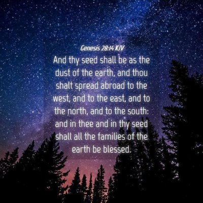 Picture 04 - Genesis 28:14 KJV - And thy seed shall be as the dust of the earth, - Bible Verse Picture