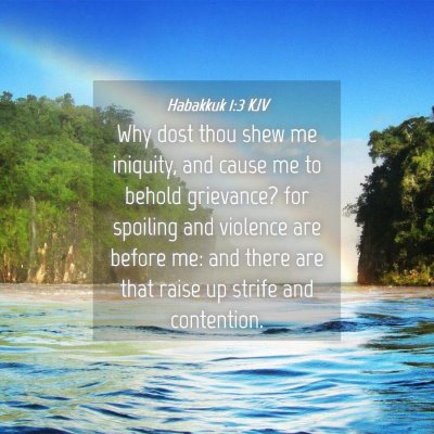 Picture 04 - Habakkuk 1:3 KJV - Why dost thou shew me iniquity, and cause me to - Bible Verse Picture