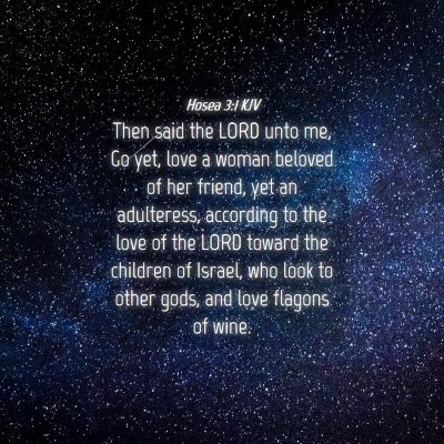 Picture 04 - Hosea 3:1 KJV - Then said the LORD unto me, Go yet, love a woman - Bible Verse Picture
