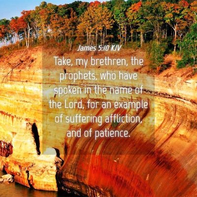 Picture 04 - James 5:10 KJV - Take, my brethren, the prophets, who have spoken - Bible Verse Picture