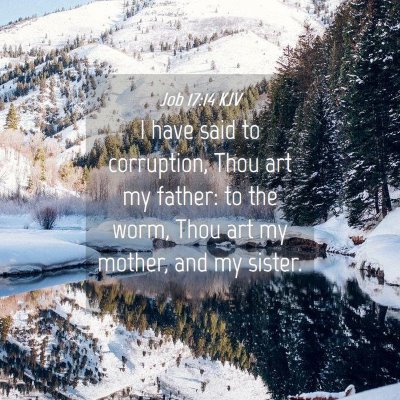 Picture 04 - Job 17:14 KJV - I have said to corruption, Thou art my father: to - Bible Verse Picture