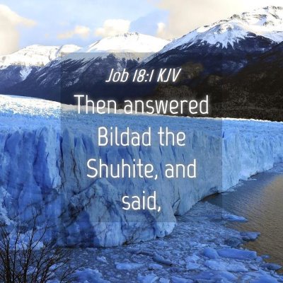Picture 04 - Job 18:1 KJV - Then answered Bildad the Shuhite, and - Bible Verse Picture