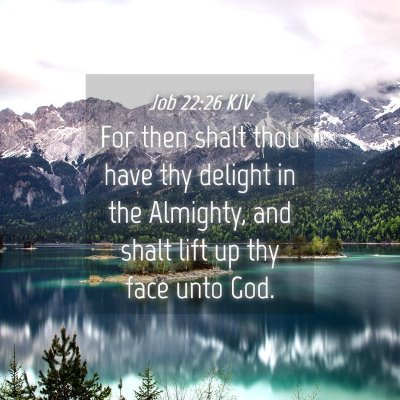 Picture 04 - Job 22:26 KJV - For then shalt thou have thy delight in the - Bible Verse Picture