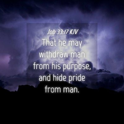 Picture 04 - Job 33:17 KJV - That he may withdraw man from his purpose, and - Bible Verse Picture