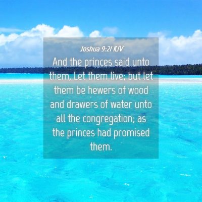 Picture 04 - Joshua 9:21 KJV - And the princes said unto them, Let them live; - Bible Verse Picture