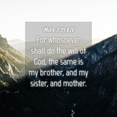Picture 04 - Mark 3:35 KJV - For whosoever shall do the will of God, the same - Bible Verse Picture