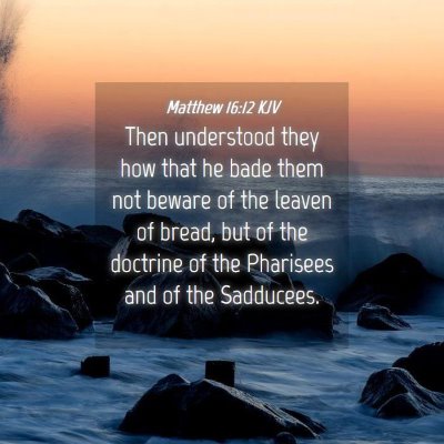 Picture 04 - Matthew 16:12 KJV - Then understood they how that he bade them not - Bible Verse Picture