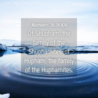Picture 04 - Numbers 26:39 KJV - Of Shupham, the family of the Shuphamites: of - Bible Verse Picture