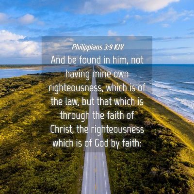Picture 04 - Philippians 3:9 KJV - And be found in him, not having mine own - Bible Verse Picture