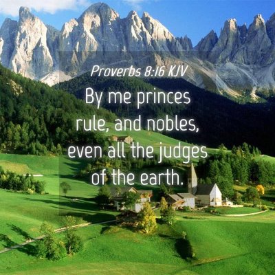 Picture 04 - Proverbs 8:16 KJV - By me princes rule, and nobles, even all the - Bible Verse Picture