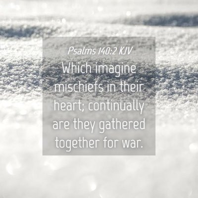 Picture 04 - Psalms 140:2 KJV - Which imagine mischiefs in their heart; - Bible Verse Picture