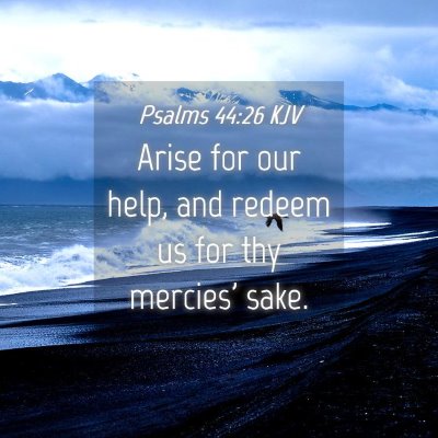 Picture 04 - Psalms 44:26 KJV - Arise for our help, and redeem us for thy - Bible Verse Picture