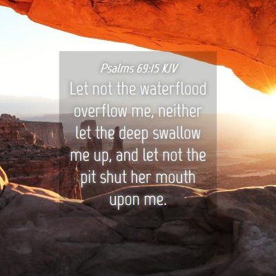 Picture 04 - Psalms 69:15 KJV - Let not the waterflood overflow me, neither let - Bible Verse Picture