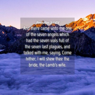 Picture 04 - Revelation 21:9 KJV - And there came unto me one of the seven angels - Bible Verse Picture