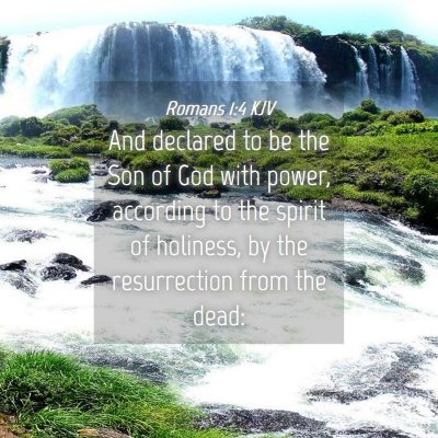 Picture 04 - Romans 1:4 KJV - And declared to be the Son of God with power, - Bible Verse Picture