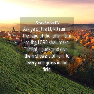 Picture 04 - Zechariah 10:1 KJV - Ask ye of the LORD rain in the time of the latter - Bible Verse Picture