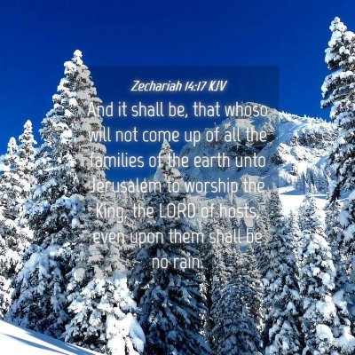 Picture 04 - Zechariah 14:17 KJV - And it shall be, that whoso will not come up of - Bible Verse Picture