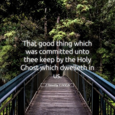 Picture 05 - 2 Timothy 1:14 KJV - That good thing which was committed unto thee - Bible Verse Picture