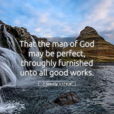 Picture 05 - 2 Timothy 3:17 KJV - That the man of God may be perfect, throughly - Bible Verse Picture