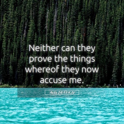 Picture 05 - Acts 24:13 KJV - Neither can they prove the things whereof they - Bible Verse Picture