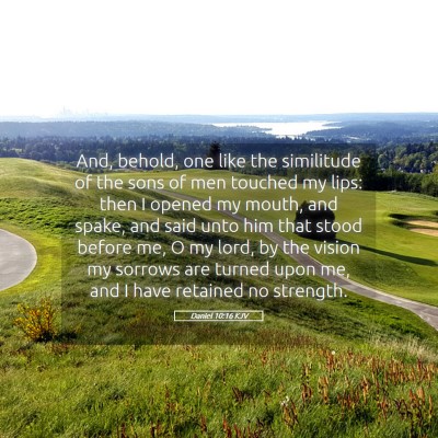 Picture 05 - Daniel 10:16 KJV - And, behold, one like the similitude of the sons - Bible Verse Picture