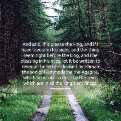 Picture 05 - Esther 8:5 KJV - And said, If it please the king, and if I have - Bible Verse Picture