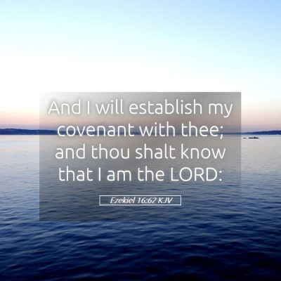 Picture 05 - Ezekiel 16:62 KJV - And I will establish my covenant with thee; and - Bible Verse Picture