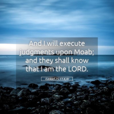 Picture 05 - Ezekiel 25:11 KJV - And I will execute judgments upon Moab; and they - Bible Verse Picture