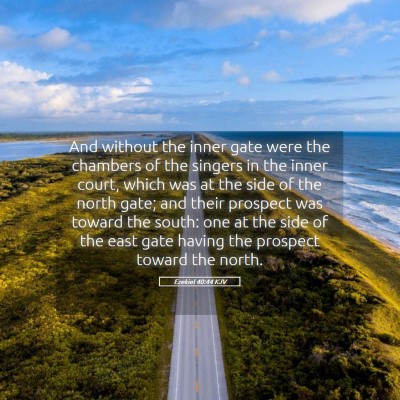 Picture 05 - Ezekiel 40:44 KJV - And without the inner gate were the chambers of - Bible Verse Picture